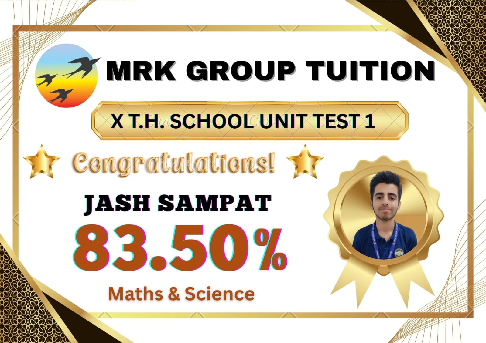 JASH SAMPAT  Maths & Science