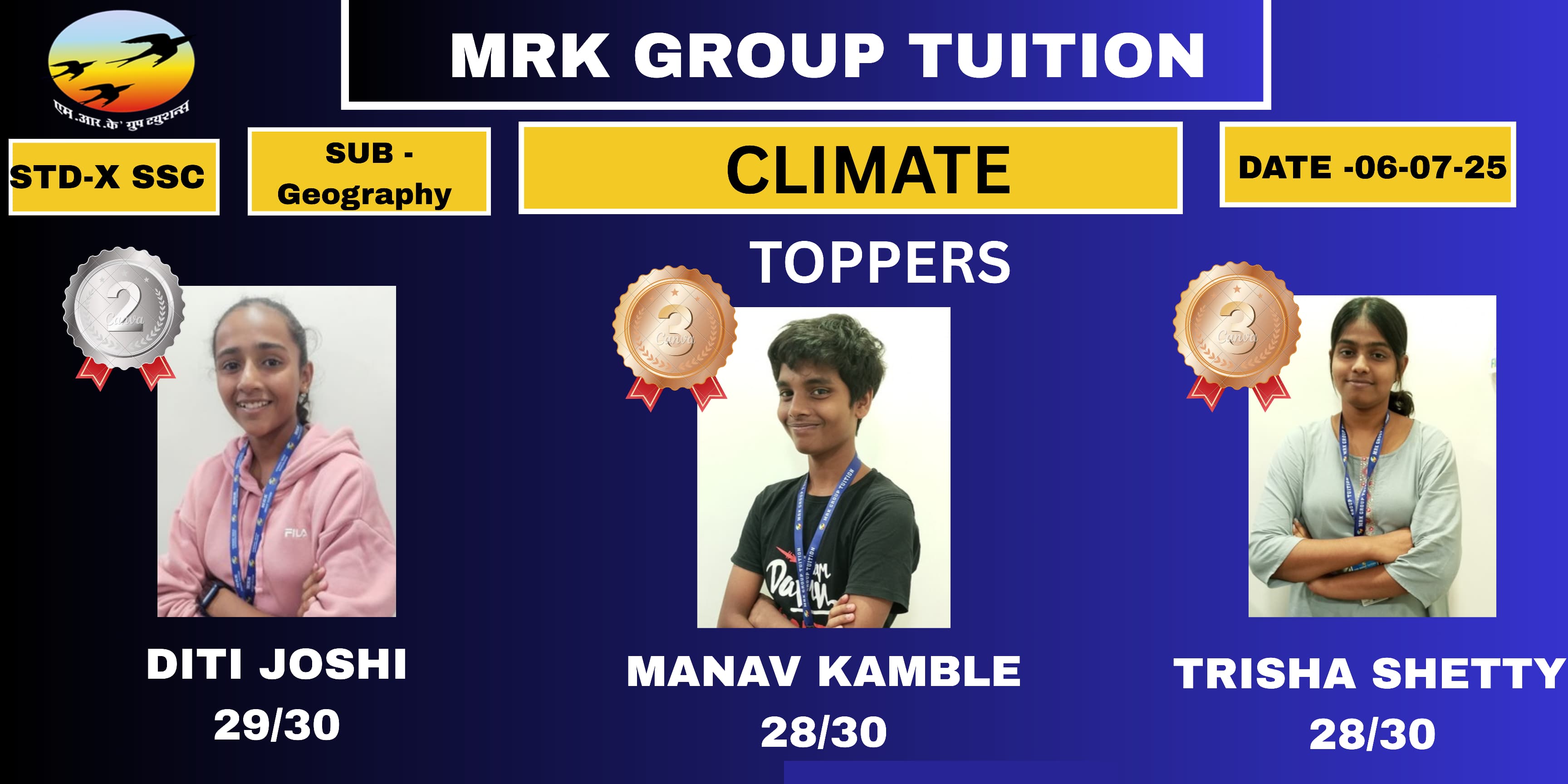 CLIMATE TOPPERS