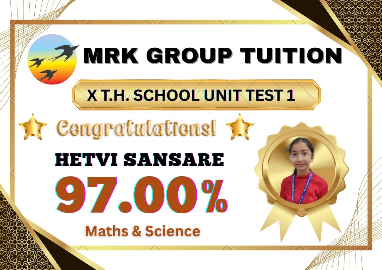 HETVI SANSARE Maths & Science