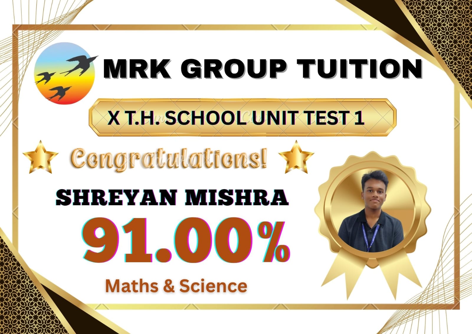 SHREYAN MISHRA Maths & Science