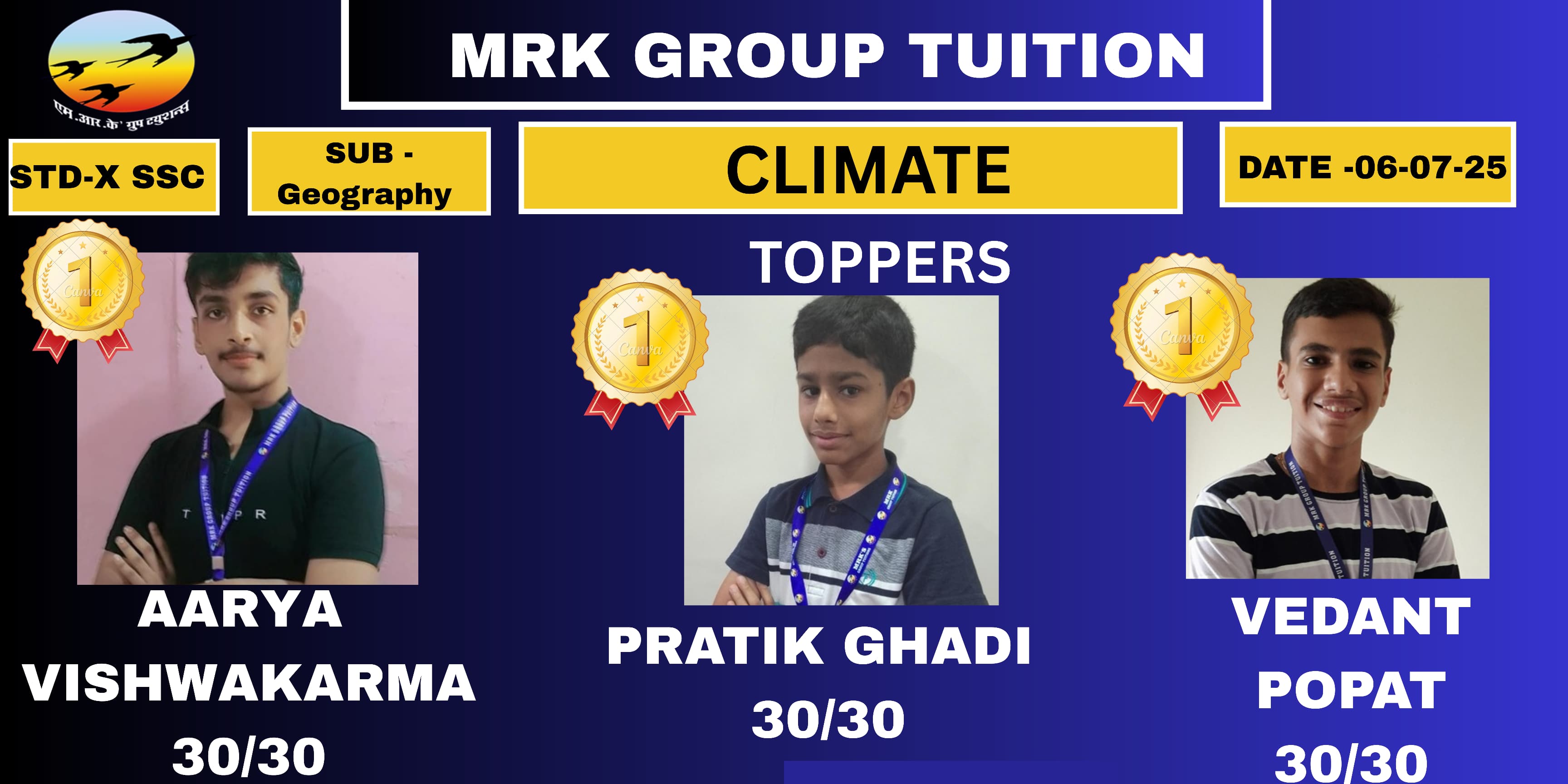 CLIMATE TOPPERS	