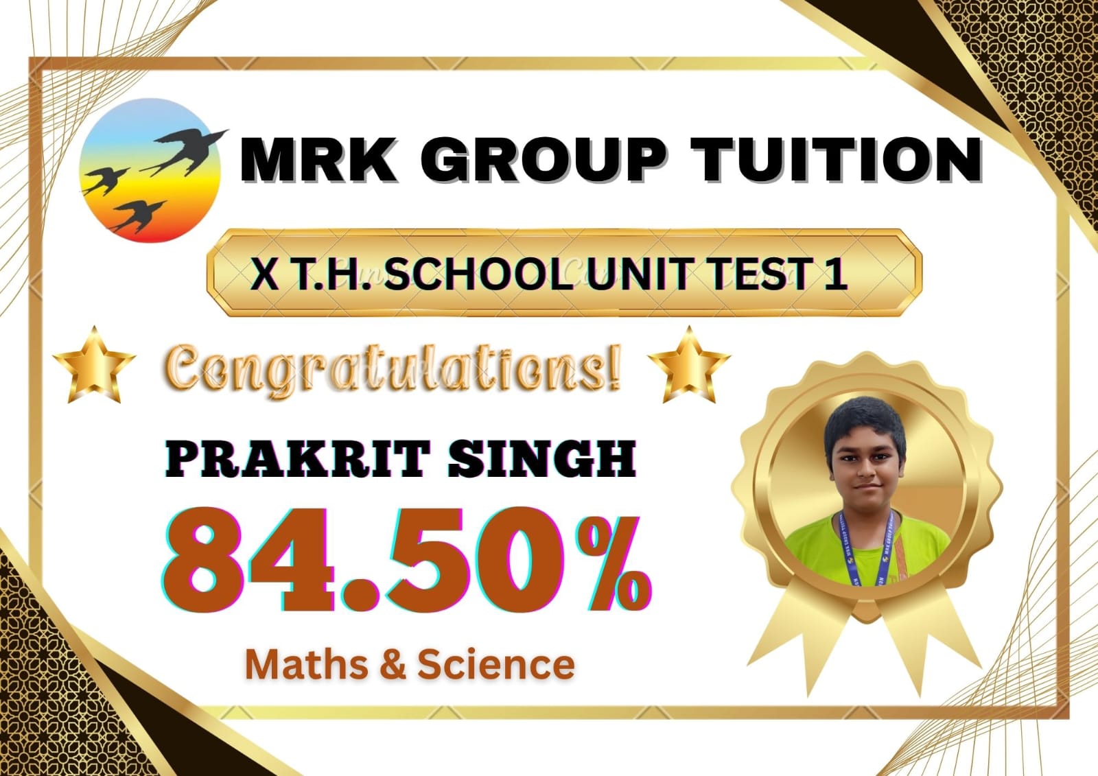 PRAKRIT SINGH Maths & Science
